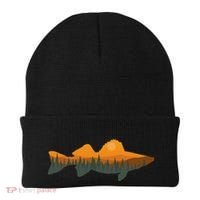 Walleye Fishing Forest Nature Wildlife Fisherman Beanie thumb 0