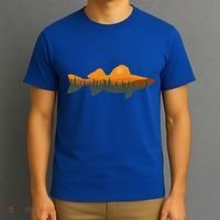 Walleye Fishing Forest Nature Wildlife Fisherman T-Shirt thumb 3