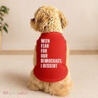 With Fear For Our Democracy I Dissent Quote Doggie Tank thumb 2
