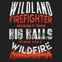 Wildland Firefighter Fireman Firefighting Quote Beanie thumb 2