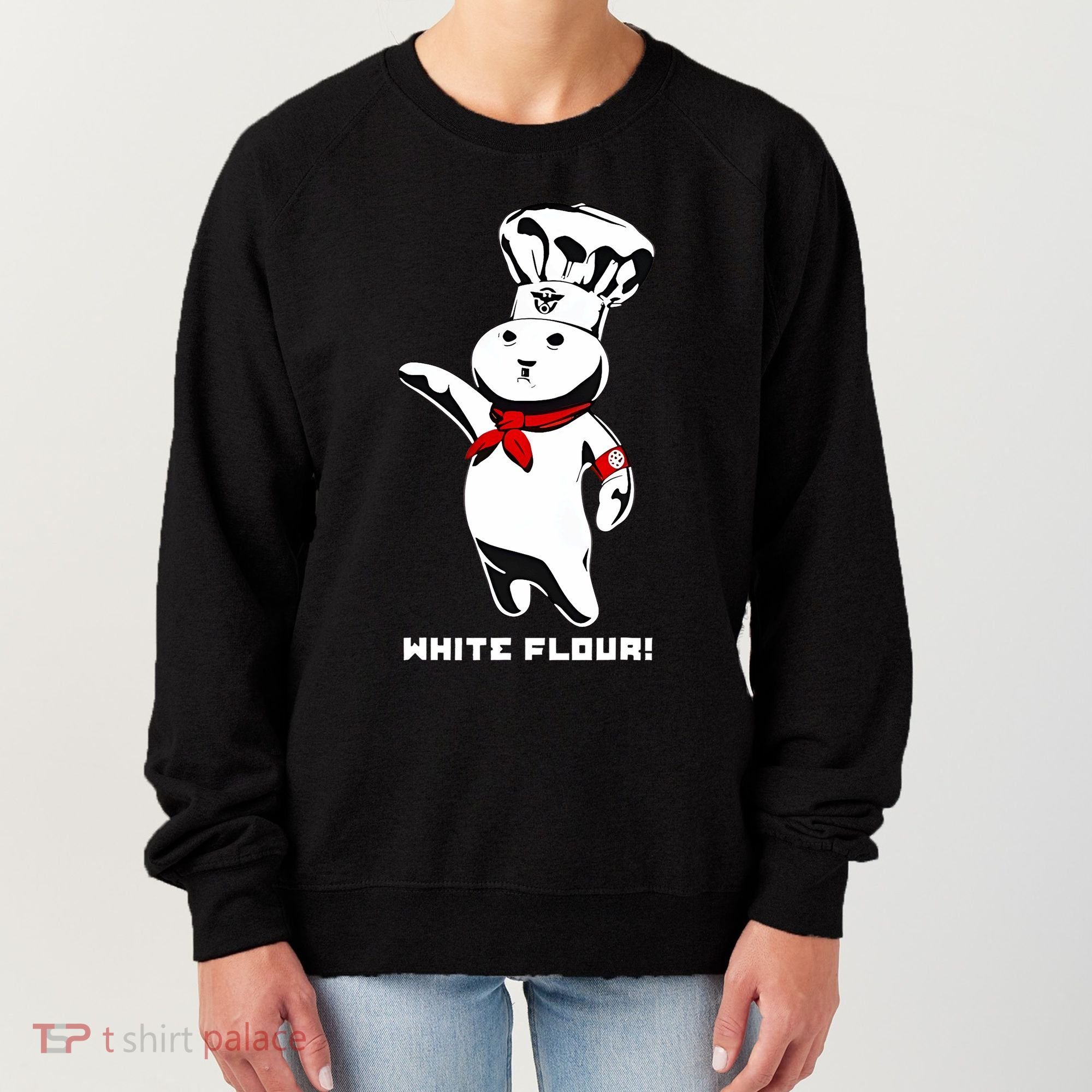 White Flour Funny Women's Sweatshirt