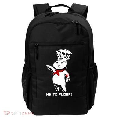 White Flour Funny Backpack
