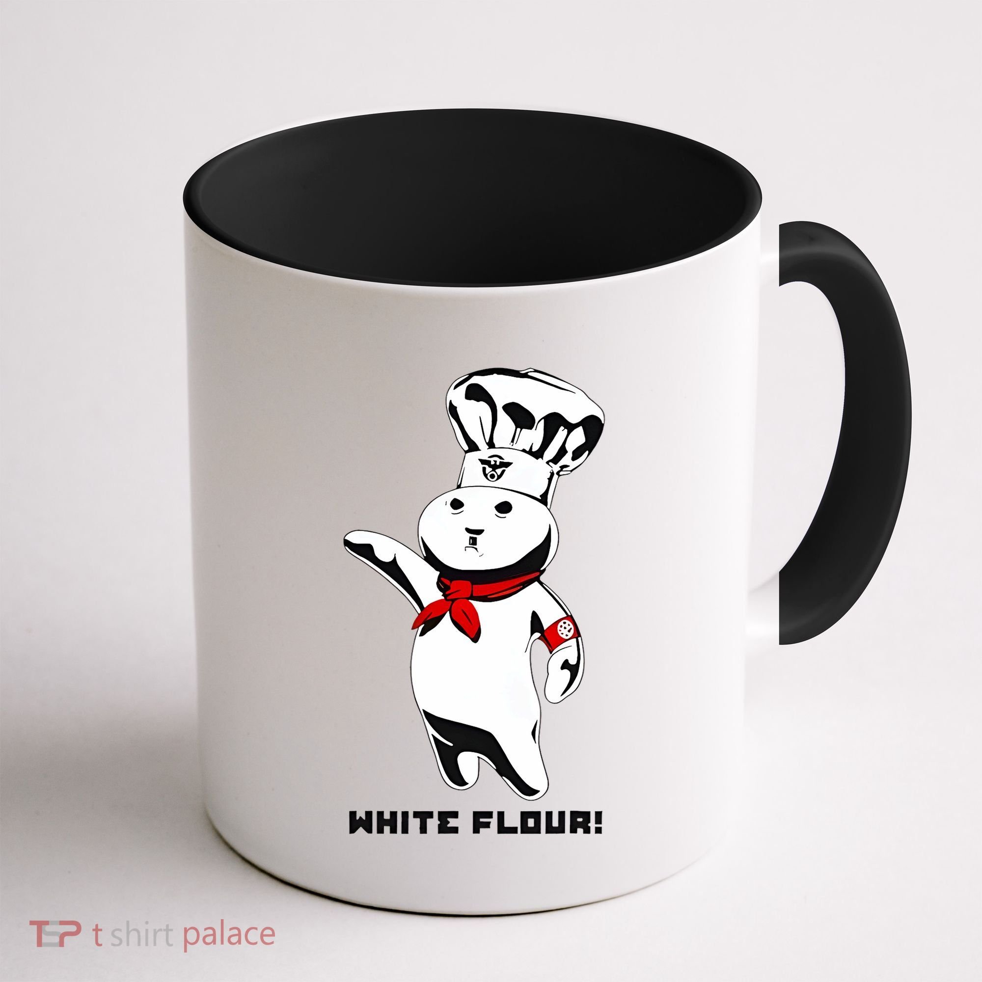 White Flour Funny Coffee Mug