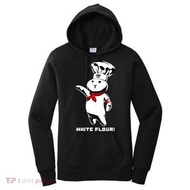 White Flour Funny Women's Hoodie