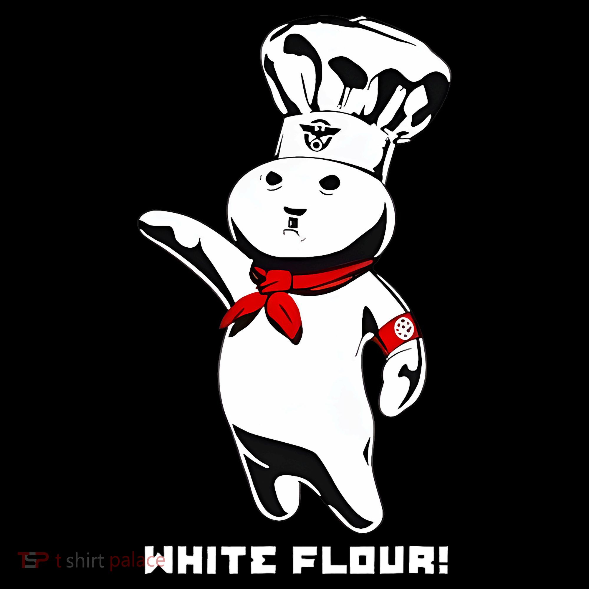 White Flour Funny Women's Hoodie