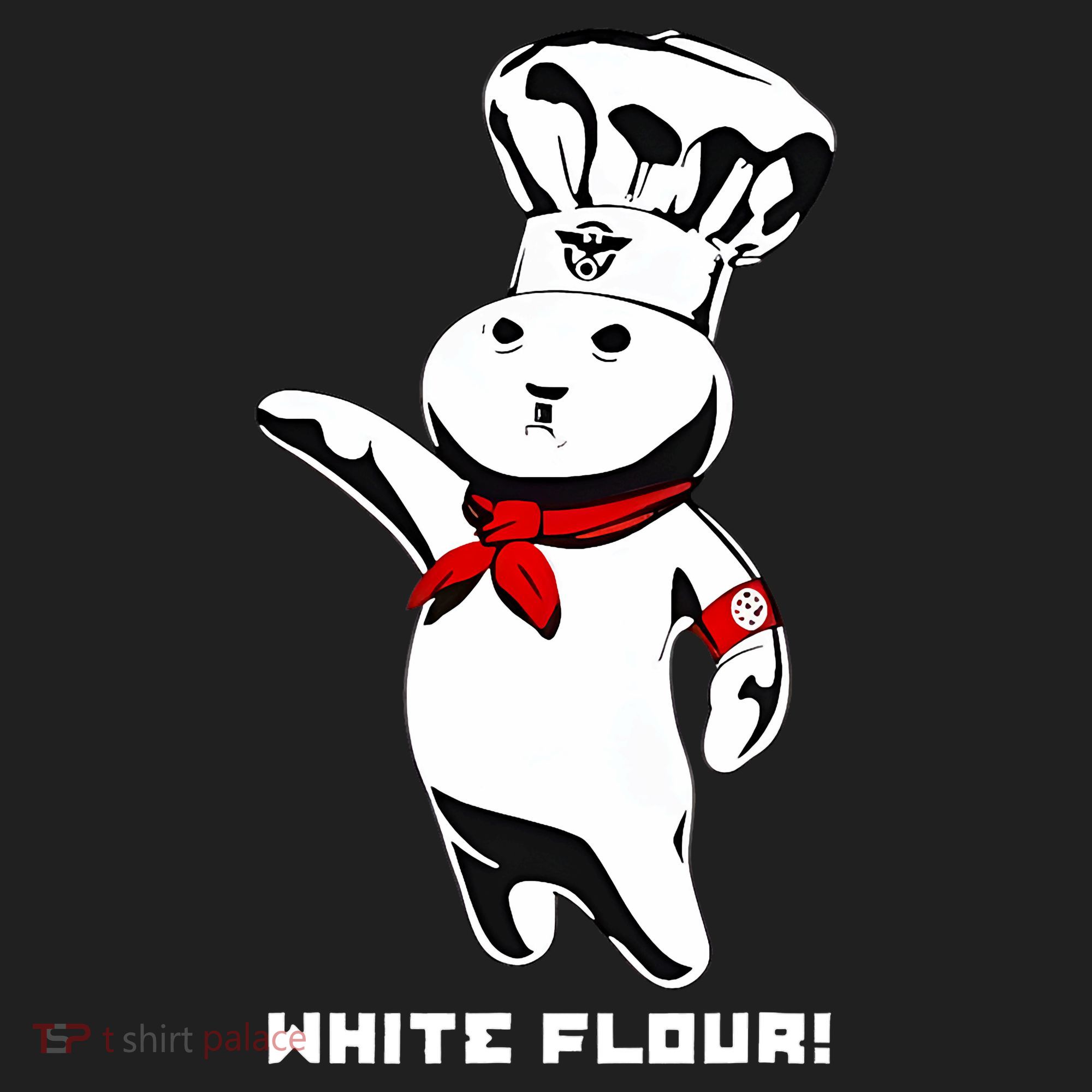 White Flour Funny Hat