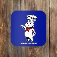 White Flour Funny Coaster thumb 0