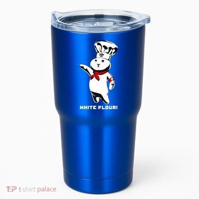 White Flour Funny Tumbler