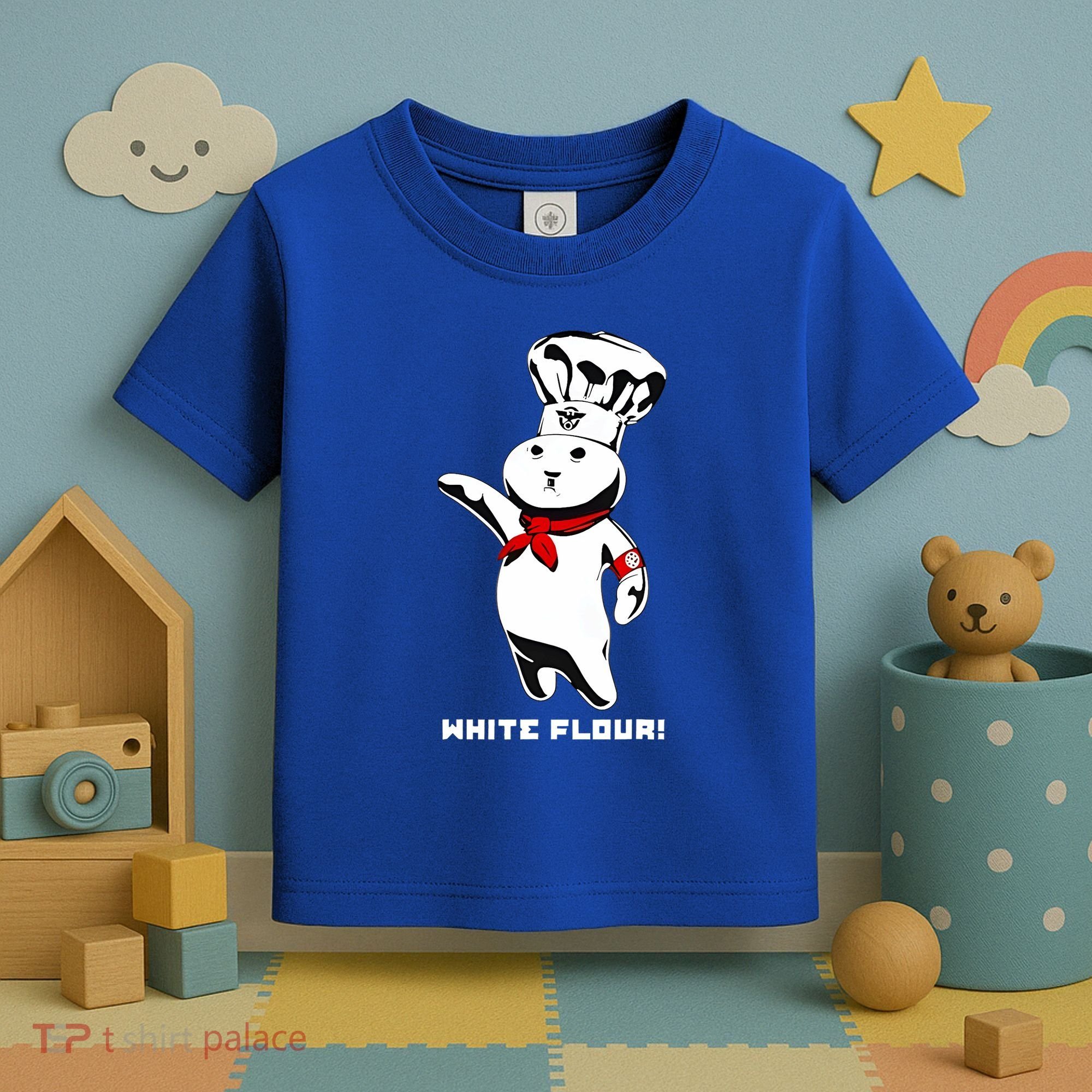 White Flour Funny Toddler T-Shirt