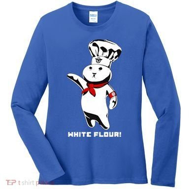 White Flour Funny Women's Long Sleeve Shirt