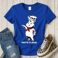 White Flour Funny Women's T-Shirt thumb 3