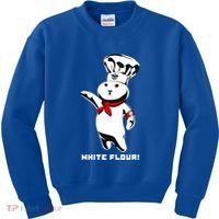White Flour Funny Kids Sweatshirt thumb 0