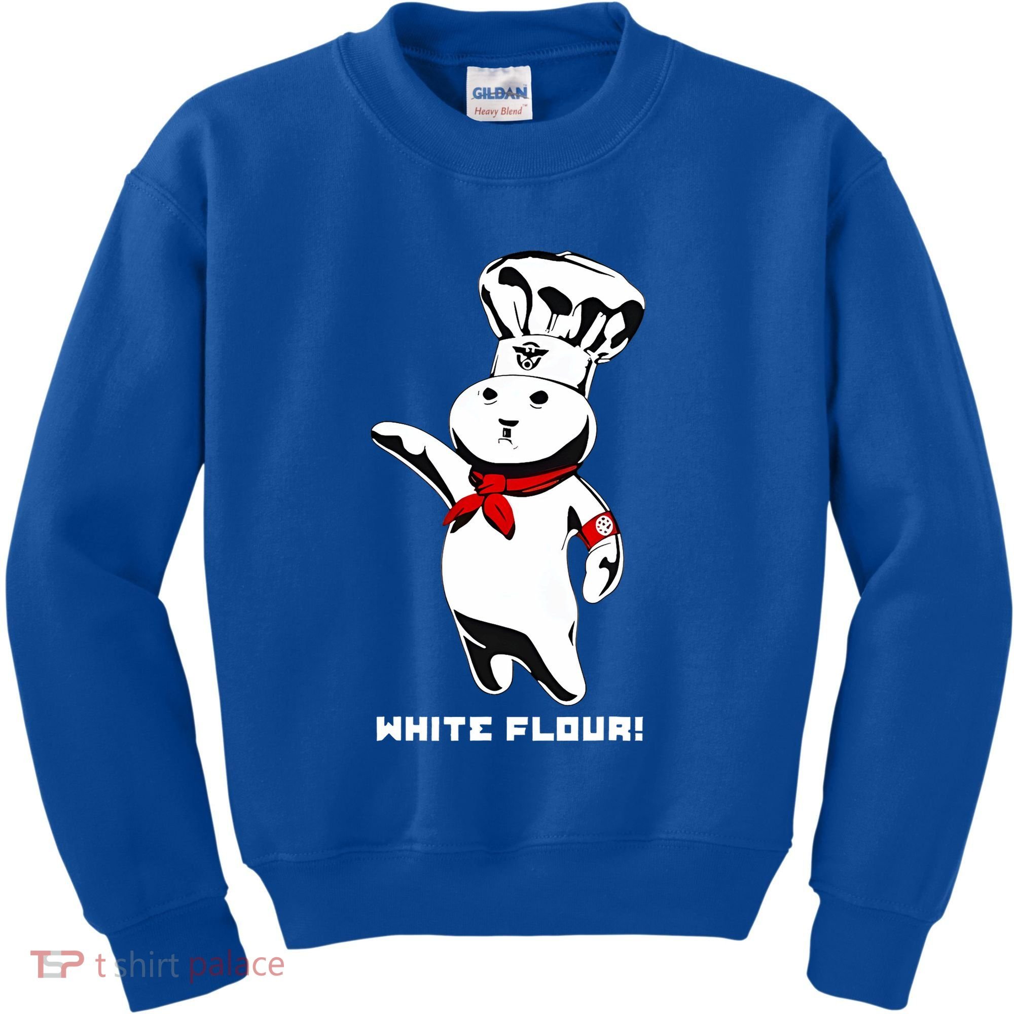 White Flour Funny Kids Sweatshirt