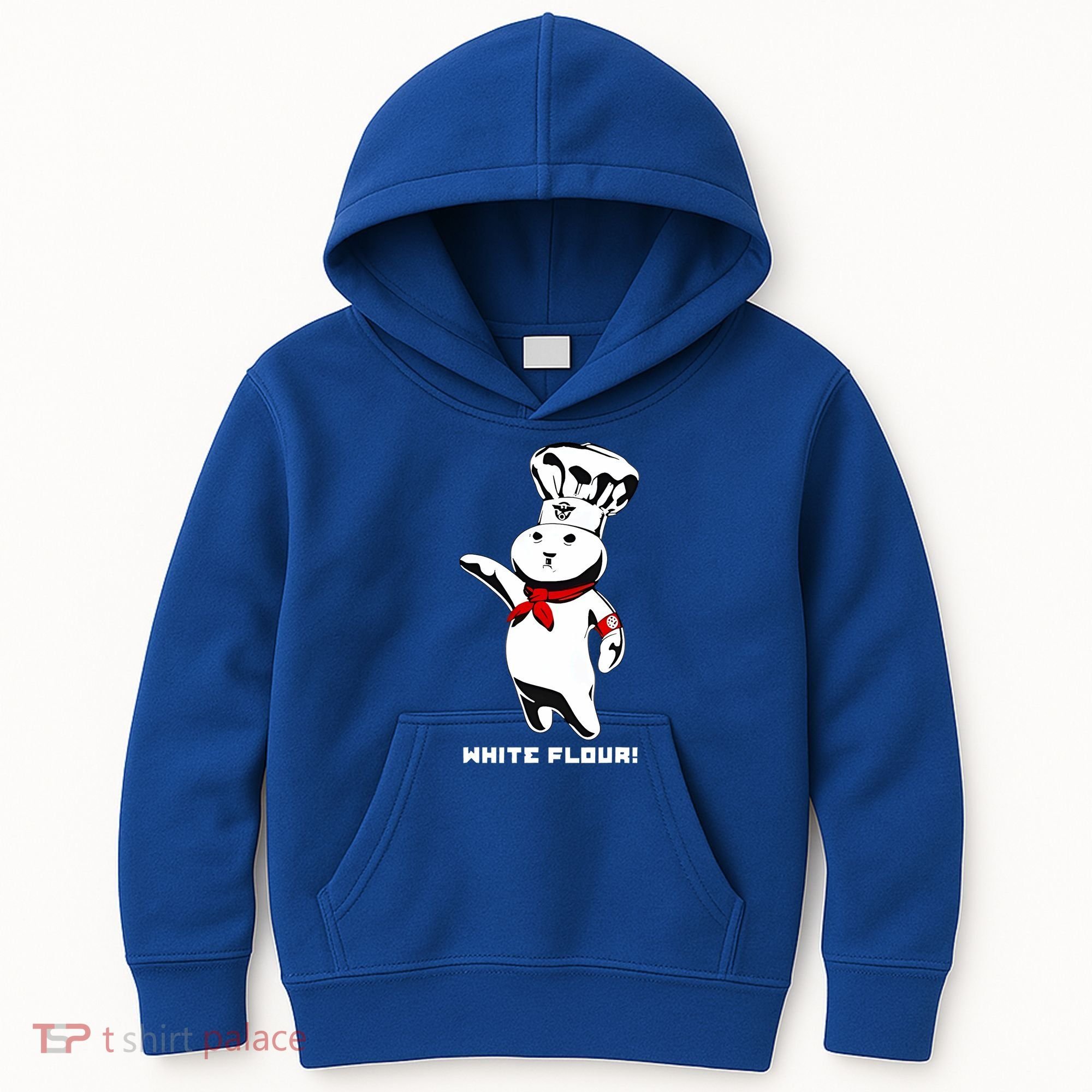White Flour Funny Kids Hoodie