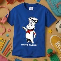 White Flour Funny Kids T-Shirt thumb 3