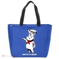 White Flour Funny Tote Bag thumb 0