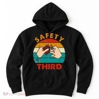 Warning Fireworks Firecrackers Safety Third 4th Of July Hoodie thumb 0