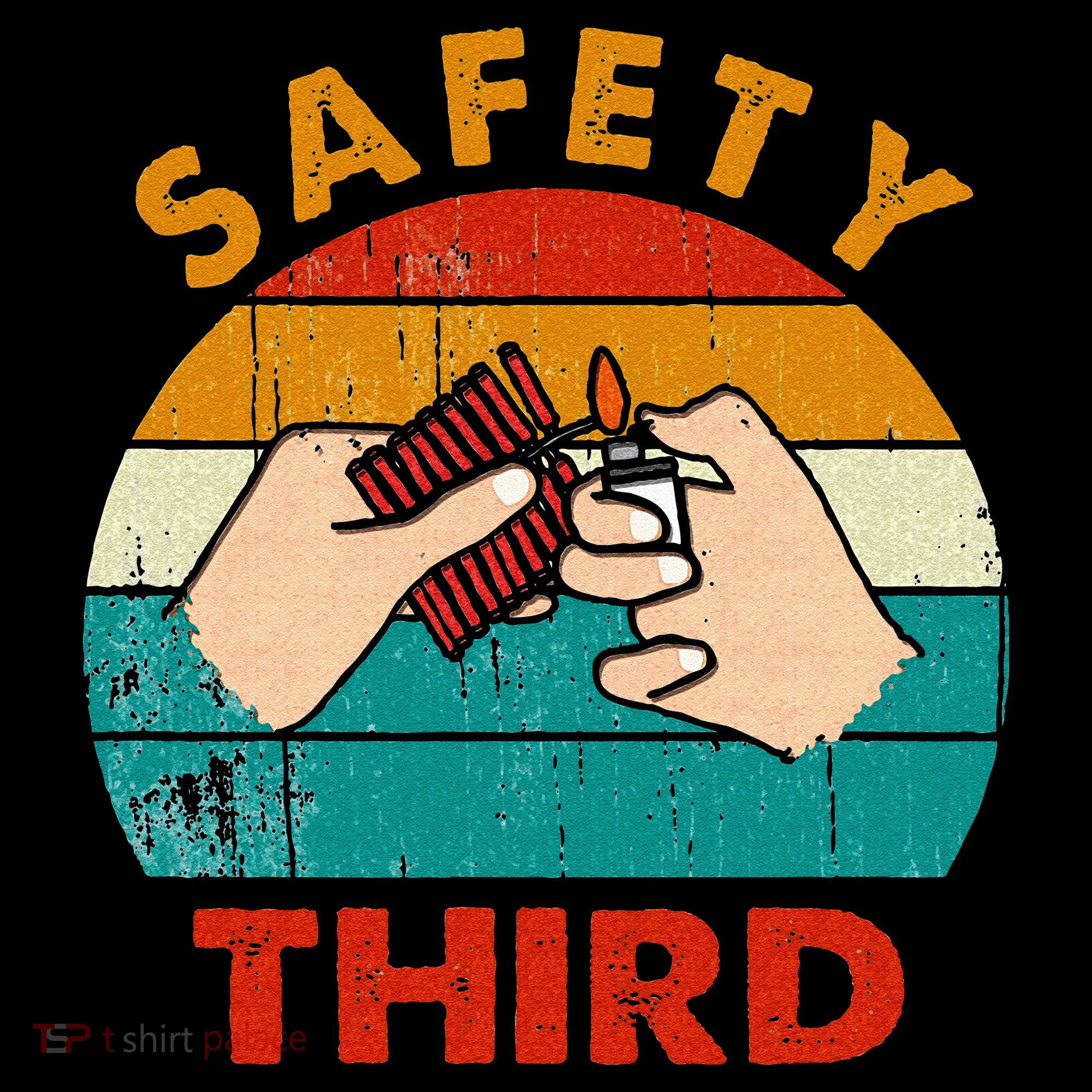 Warning Fireworks Firecrackers Safety Third 4th Of July Coaster