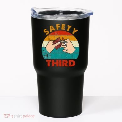 Warning Fireworks Firecrackers Safety Third 4th Of July Tumbler