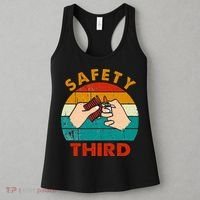 Warning Fireworks Firecrackers Safety Third 4th Of July Women's Tank Top thumb 3