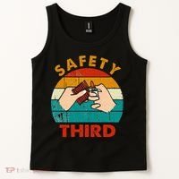 Warning Fireworks Firecrackers Safety Third 4th Of July Tank Top thumb 2