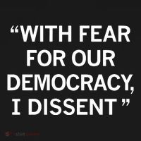 With Fear For Our Democracy I Dissent Ornament thumb 1
