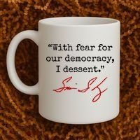 With Fear For Our Democracy I Dissent Coffee Mug thumb 2