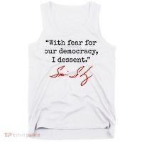 With Fear For Our Democracy I Dissent Tank Top thumb 0