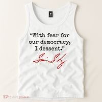 With Fear For Our Democracy I Dissent Tank Top thumb 2