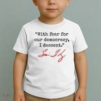 With Fear For Our Democracy I Dissent Toddler T-Shirt thumb 2