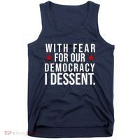 With Fear For Our Democracy I Dessent Tank Top thumb 0