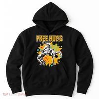 Wrestling Funny Free Hugs Wrestling Coach  Hoodie thumb 0