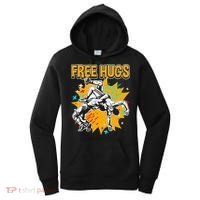 Wrestling Funny Free Hugs Wrestling Coach  Women's Hoodie thumb 0