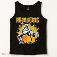 Wrestling Funny Free Hugs Wrestling Coach  Tank Top thumb 2