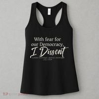 With Fear For Our Democracy I Dissent Scotus Immunity Case Women's Tank Top thumb 3