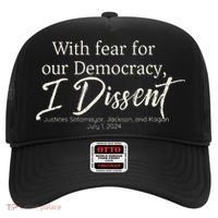 With Fear For Our Democracy I Dissent Scotus Immunity Case Hat thumb 0