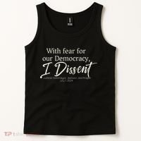 With Fear For Our Democracy I Dissent Scotus Immunity Case Tank Top thumb 2