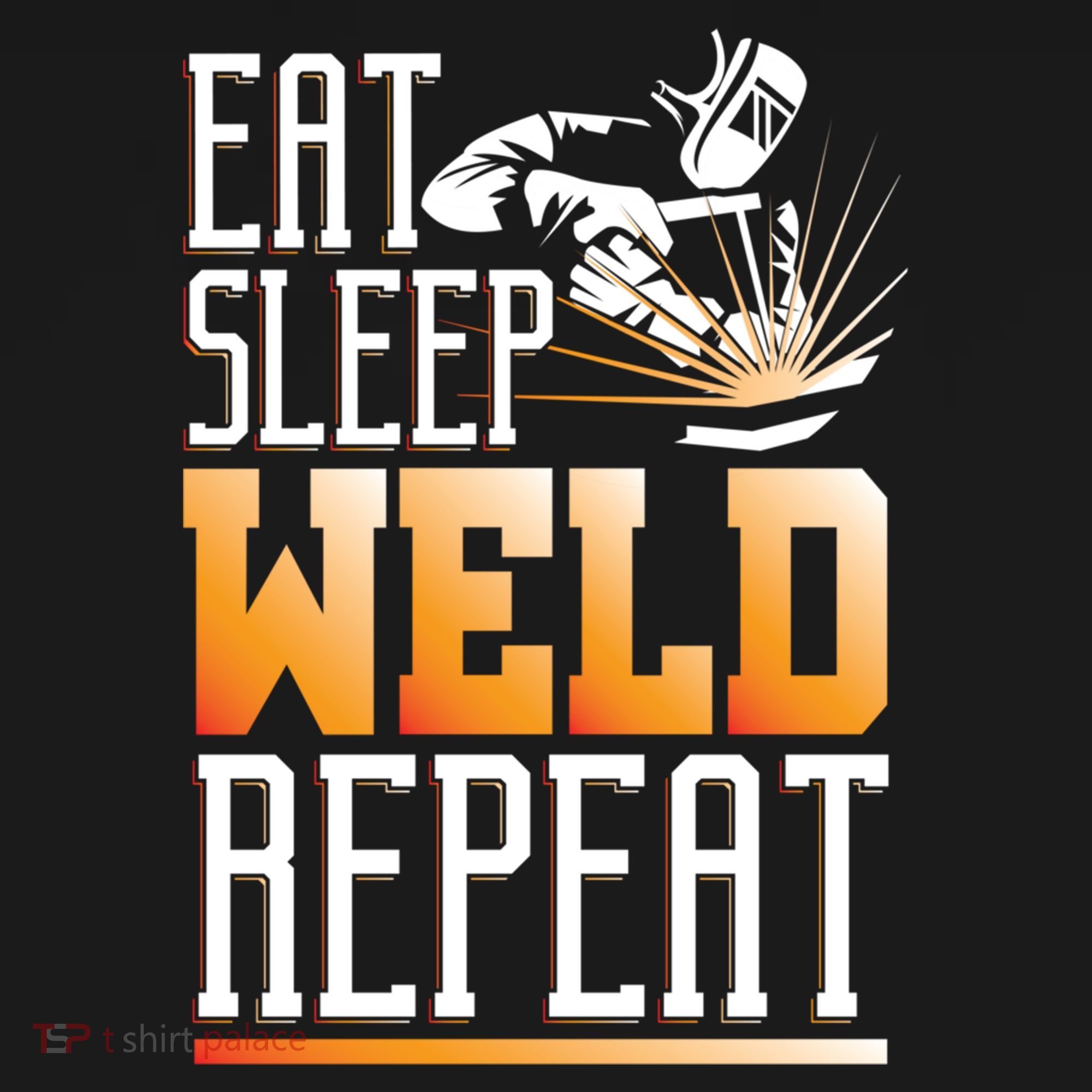 Welder Funny Gift Funny Welding Eat Slee Weld Repeat Cute Gift Mousepad