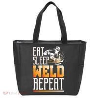 Welder Funny Gift Funny Welding Eat Slee Weld Repeat Cute Gift Tote Bag thumb 0