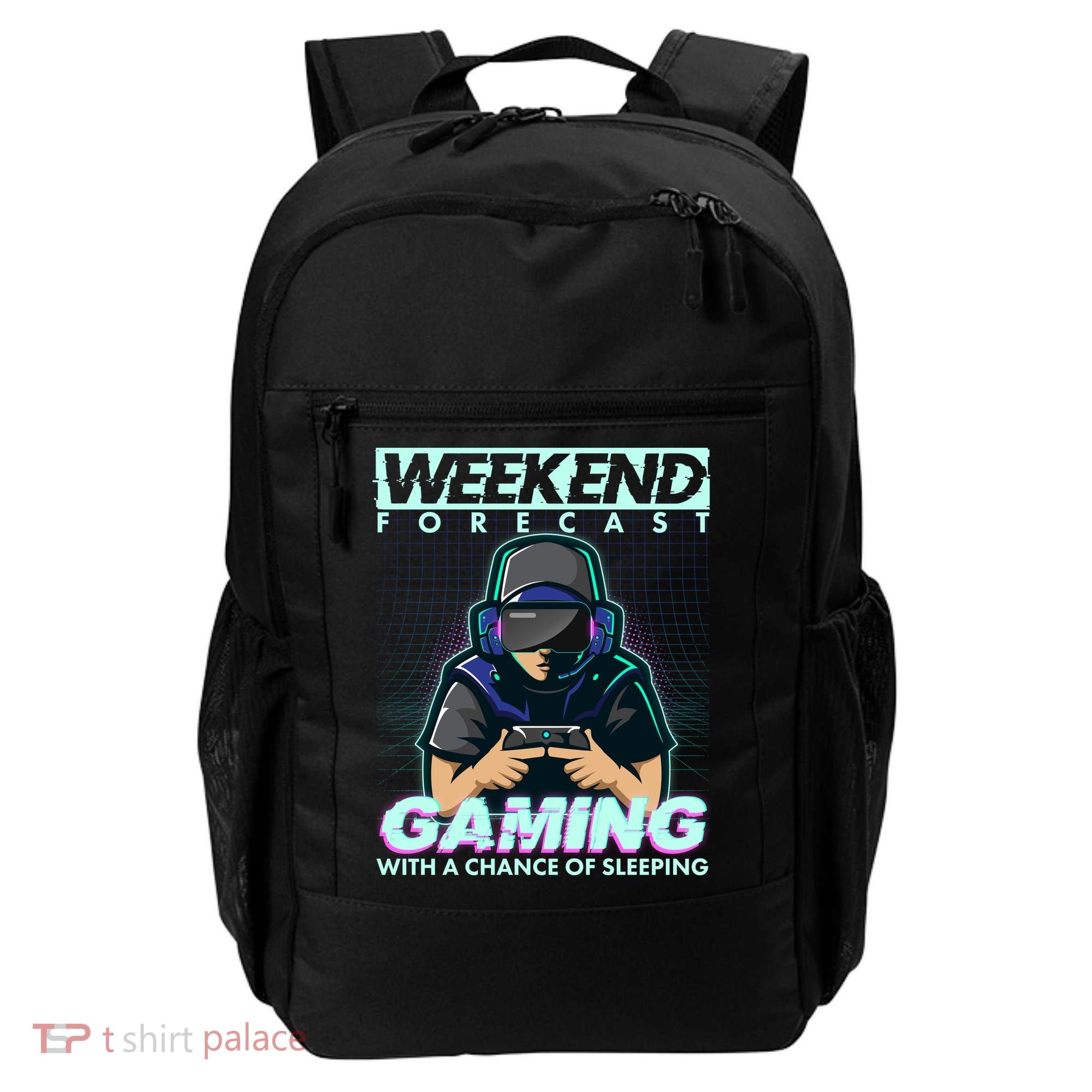 Weekend Forecast Gaming With A Chance Of Sleeping Backpack