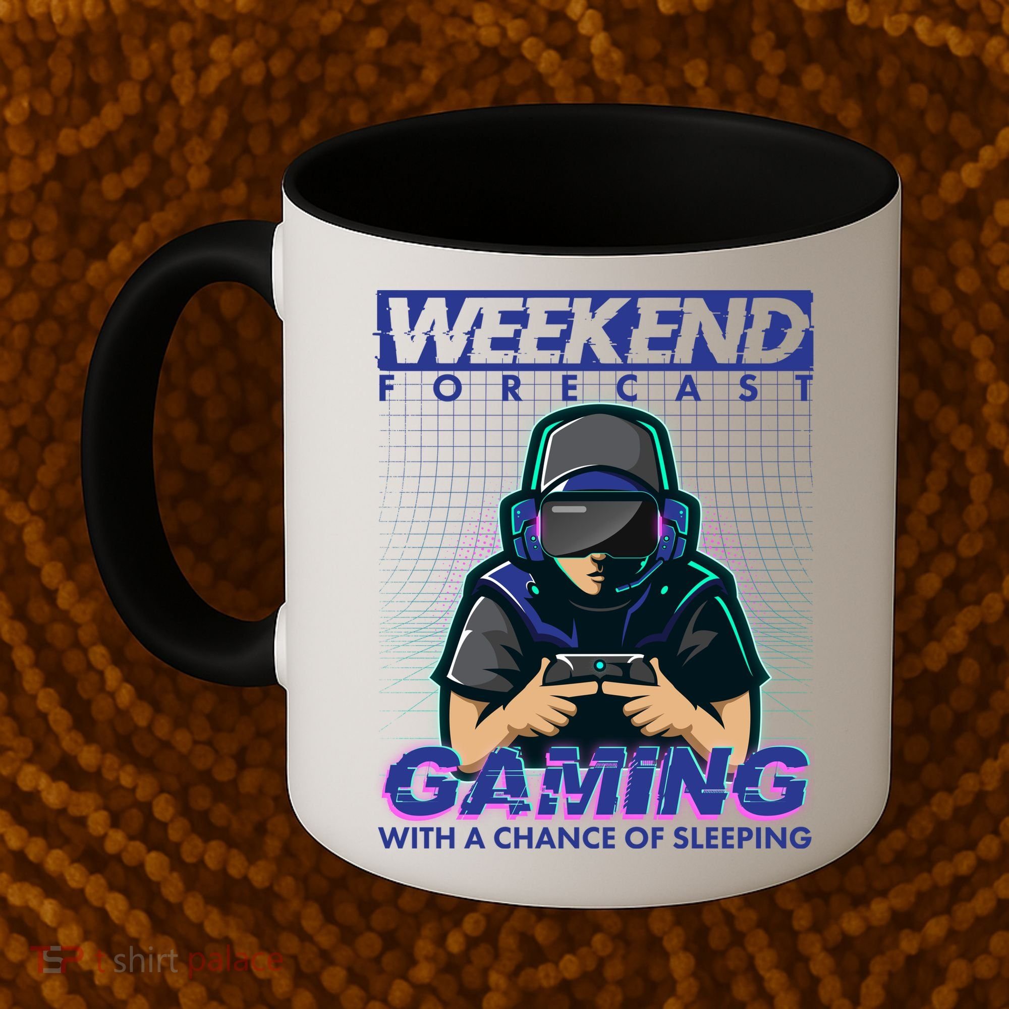 Weekend Forecast Gaming With A Chance Of Sleeping Coffee Mug