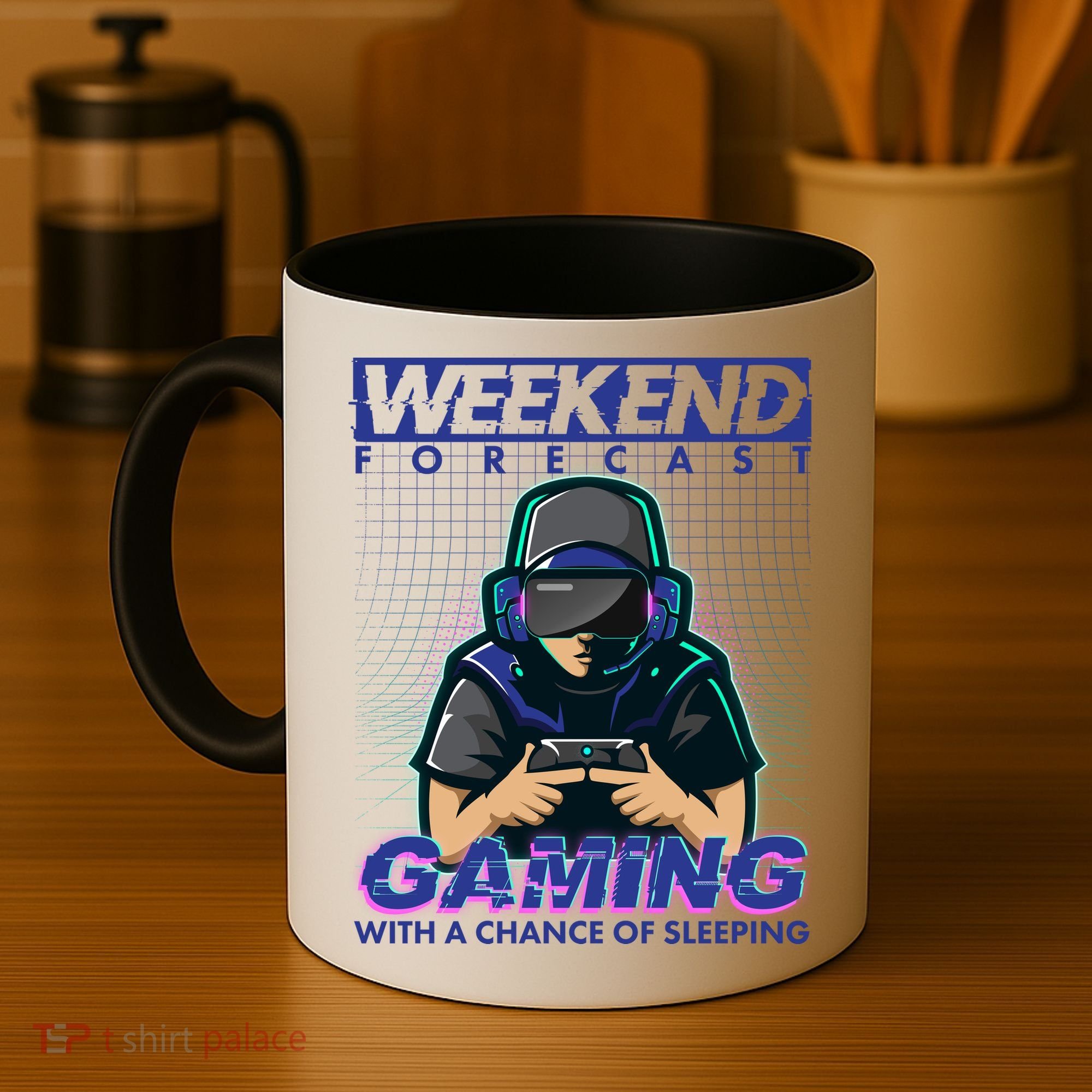 Weekend Forecast Gaming With A Chance Of Sleeping Coffee Mug