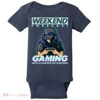 Weekend Forecast Gaming With A Chance Of Sleeping Baby Bodysuit thumb 0