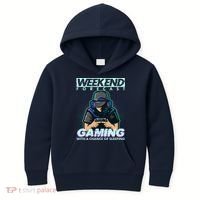 Weekend Forecast Gaming With A Chance Of Sleeping Kids Hoodie thumb 0