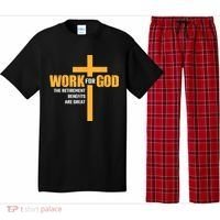 Work For God The Retirement Benefits Are Great Pajama Set thumb 0