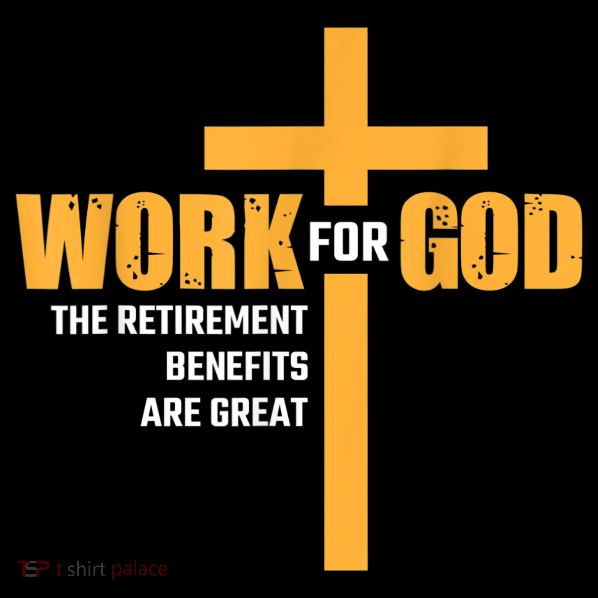 Work For God The Retirement Benefits Are Great Mousepad