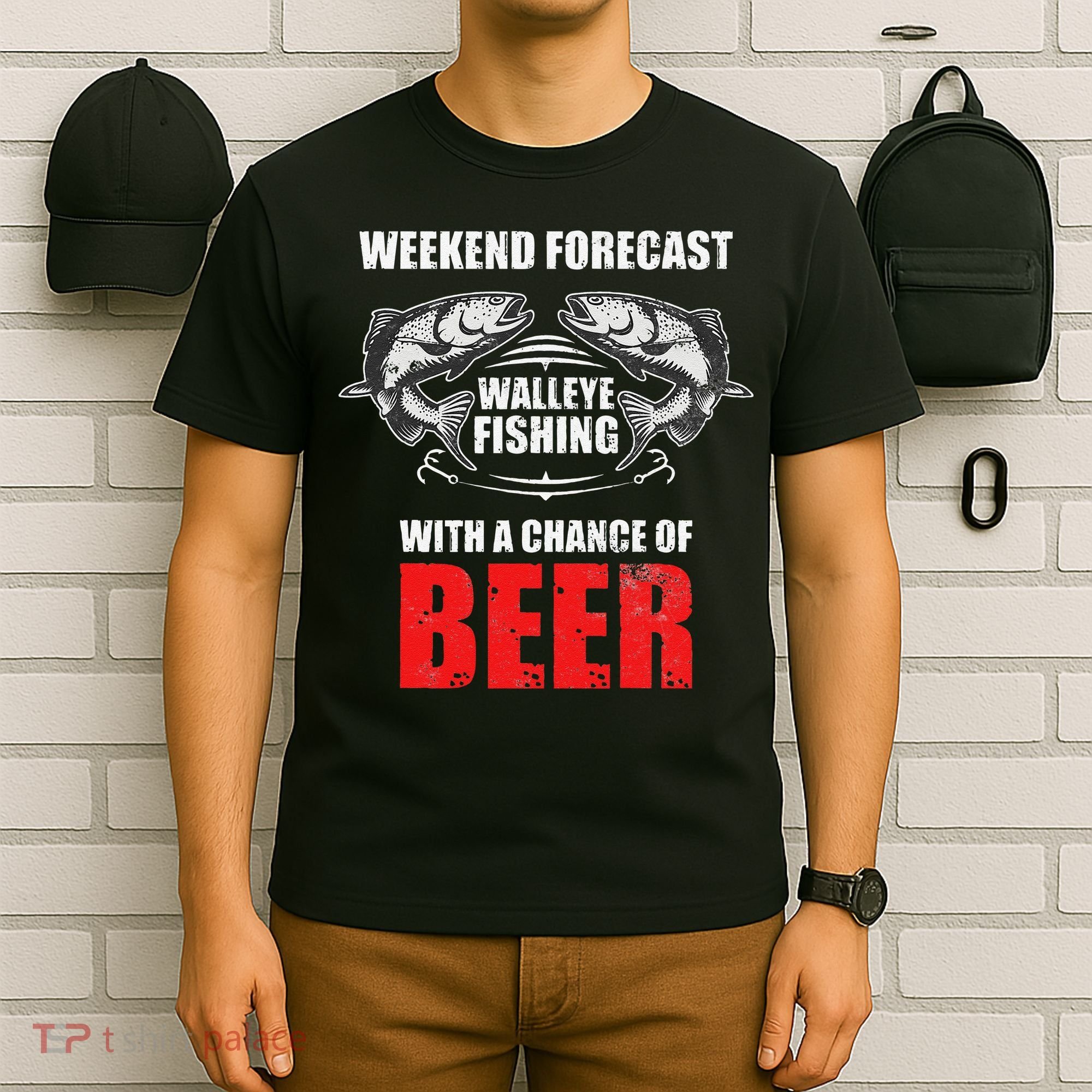 Walleye Fishing Gift For Funny Fishing T-Shirt