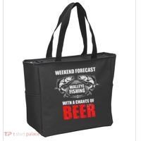 Walleye Fishing Gift For Funny Fishing Tote Bag thumb 2