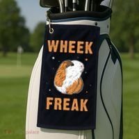 Wheek Freak Guinea Pig Golf Towel thumb 2