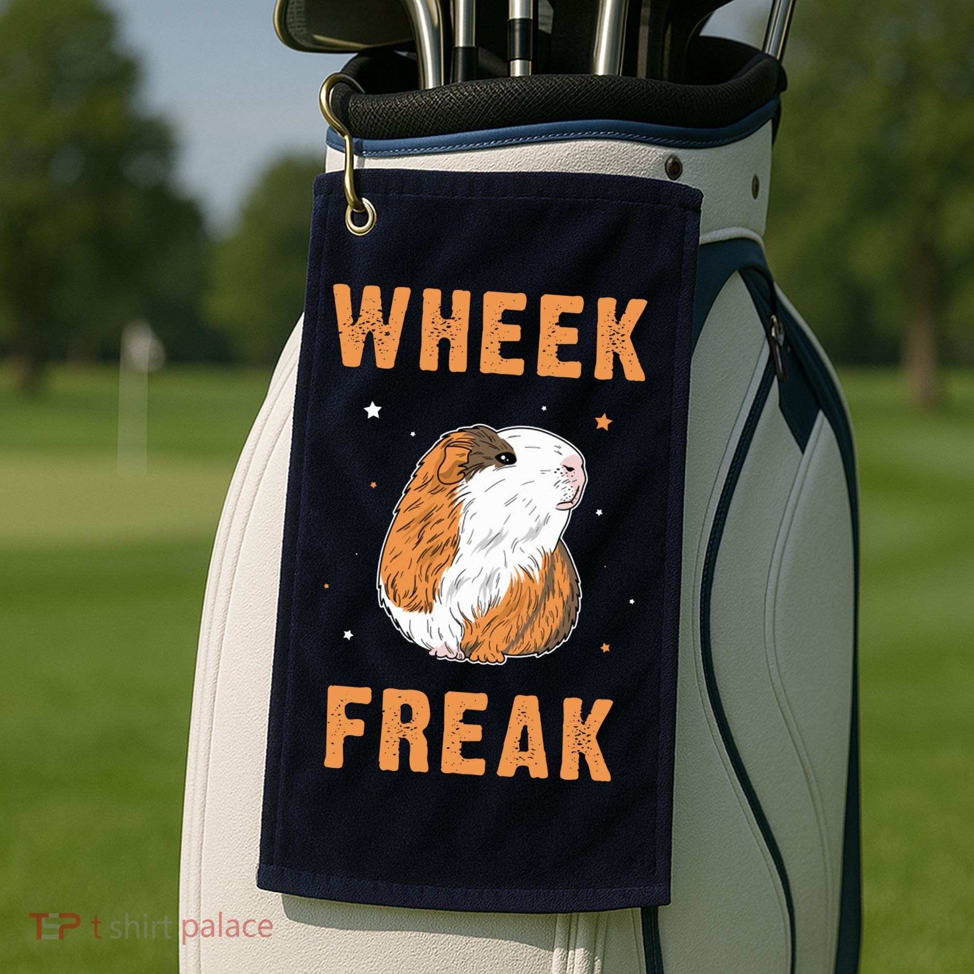 Wheek Freak Guinea Pig Golf Towel